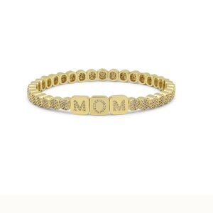 NEW Gold 'MOM' Lisa Gozlan Bracelet